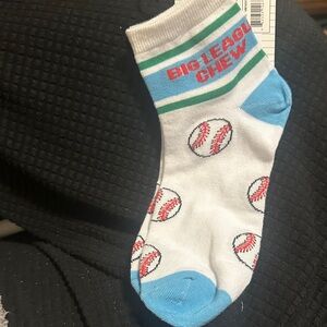 Baseball Socks - Blue and White